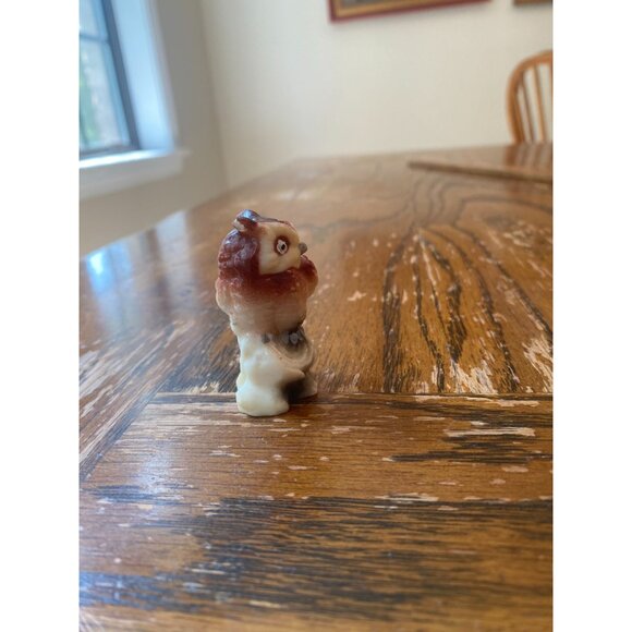 Vintage Hand-Painted Ceramic Owl Figurine - Picture 2 of 9